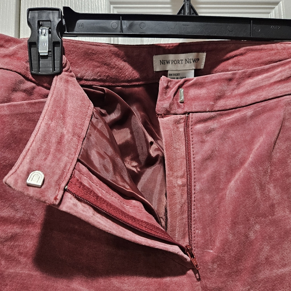 Newport News Suede Pants - Picture 4 of 10